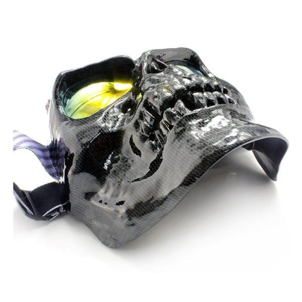 Black Motorcycle Skull Mask MO003-02