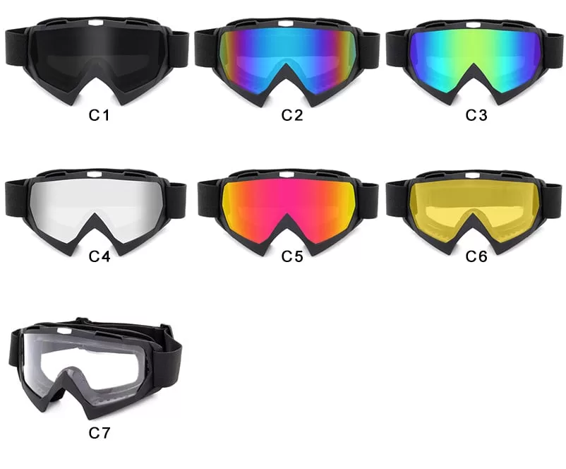 black dirt bike goggles mo004-2