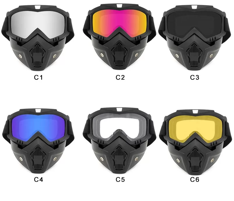 black polarized motocross goggles mask mo007