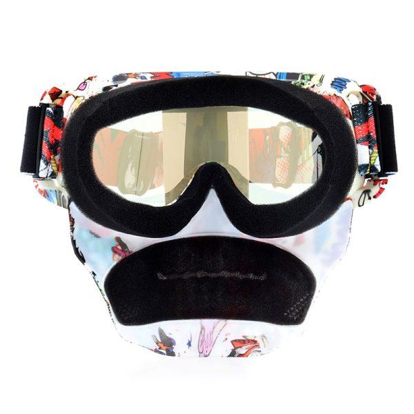 Water dye motorcycle skull mask mo001-1-03