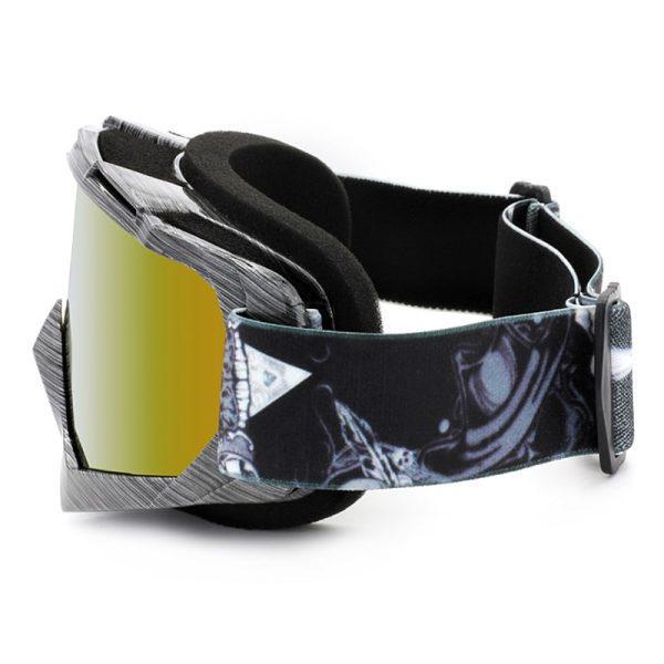Water Stained Frame Dirt Bike Goggles mo004-3-02