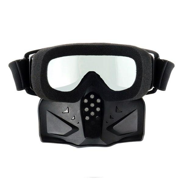 Water Stained Frame Dirt Bike Mask mo006-02