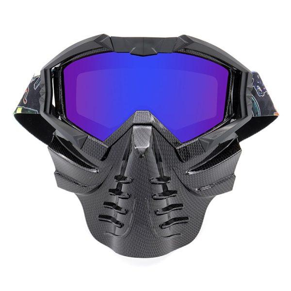 Removable motorcycle mask mo009-06