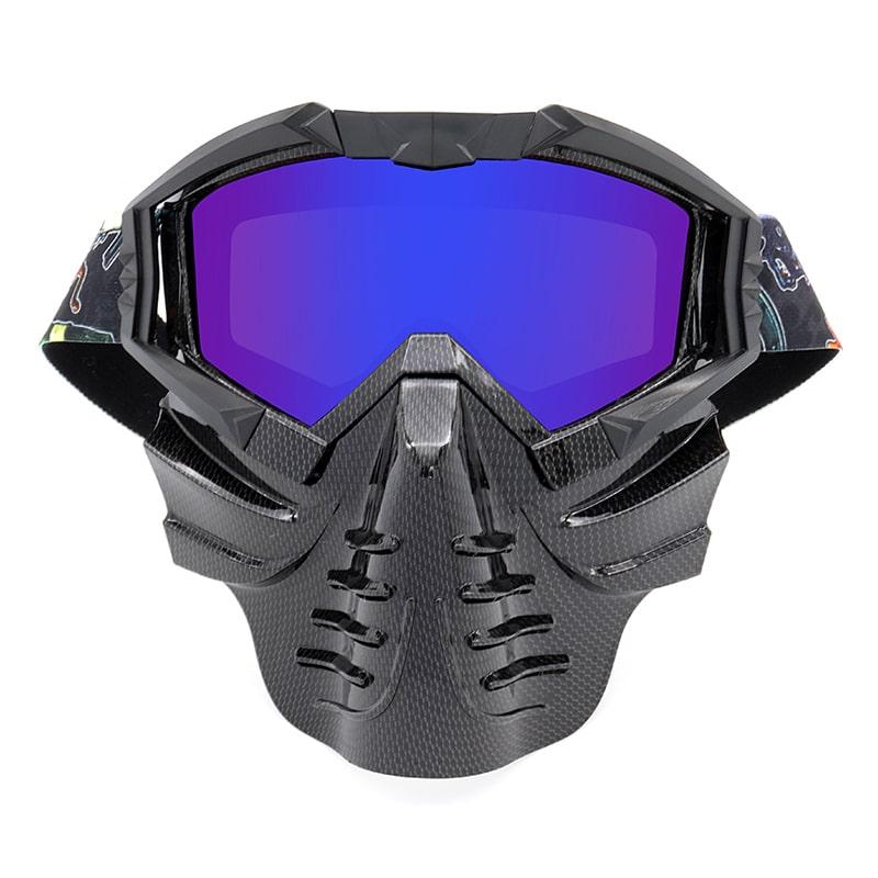 Removable motorcycle mask mo009-06