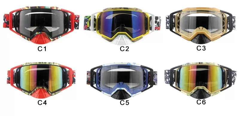 anti fog dirt bike racing goggles mo005