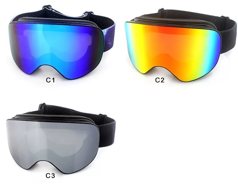 kids magnetic ski goggles jl016-1