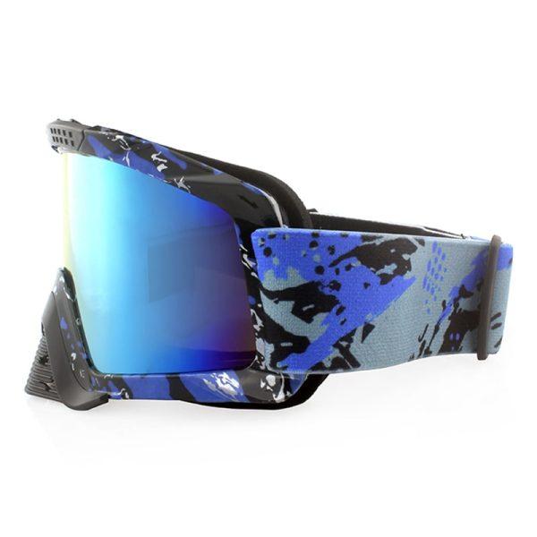 Water dyed frame off road goggles mo008-02