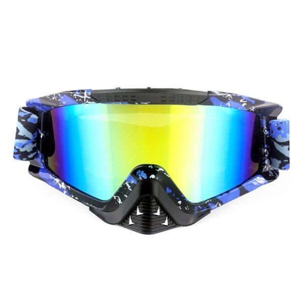 Water dyed frame off road goggles mo008-04