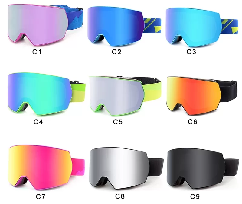 uv protection frameless ski goggles jl020