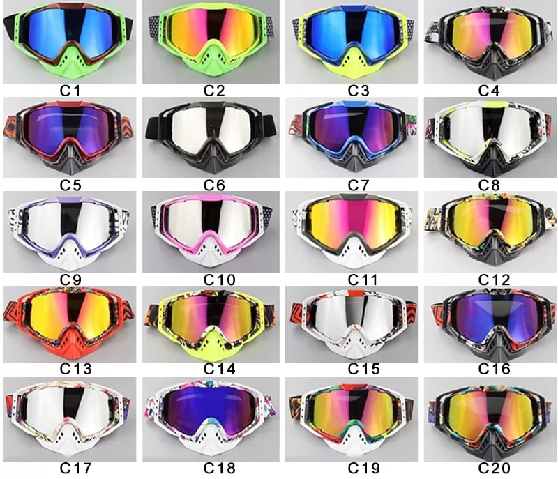 red dirt bike goggles mo016